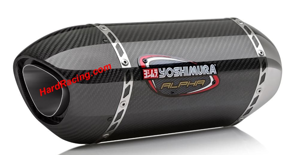 141824M220 Yoshimura Alpha Stainless 3/4 Race System w/ Carbon Can 